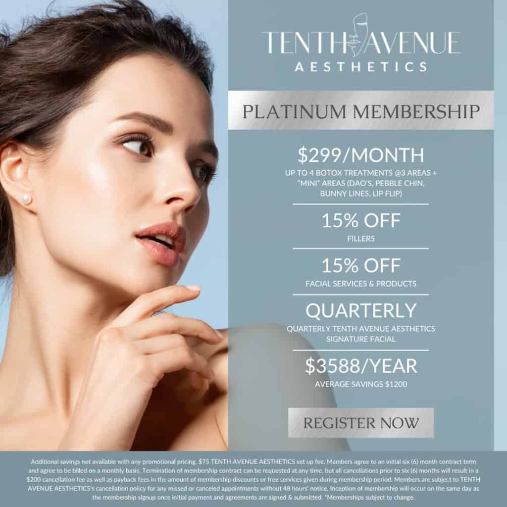 platinum membership | Tenth Avenue Aesthetics